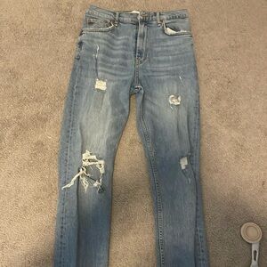 Zara ripped Jeans